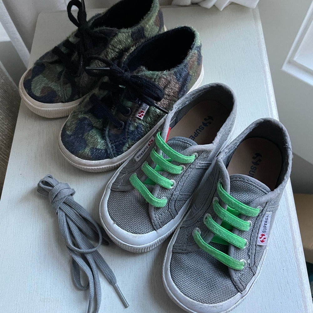 Toddler Superga "Junior Classic" sneakers.